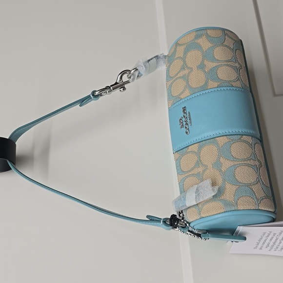 NWT Coach Nolita Barrel Bag In Signature Jacquard - Picture 3 of 6